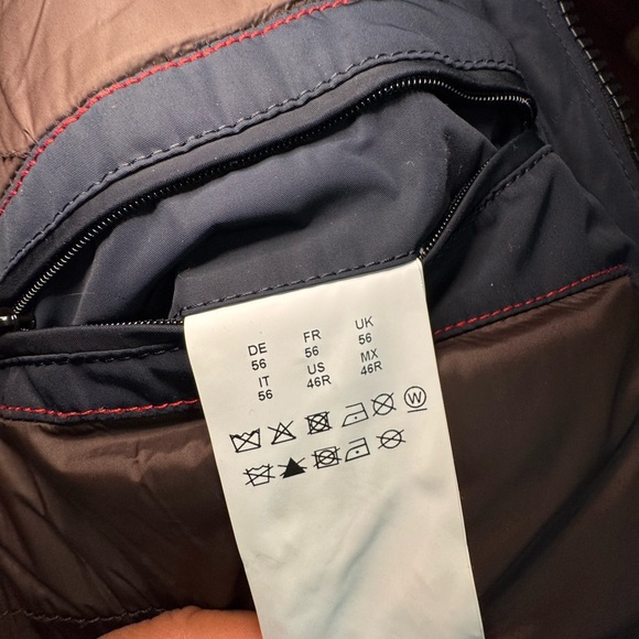 Hugo Boss Men’s Dark Blue Hooded Designer Jacket 46R - Picture 6 of 16